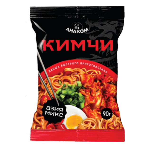 Лапша быстрого приготовления со вкусом «Кимчи»