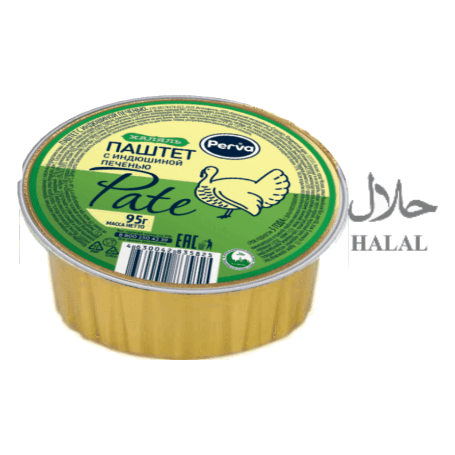 Паштет печёночный «PERVA» с индюшиной печенью